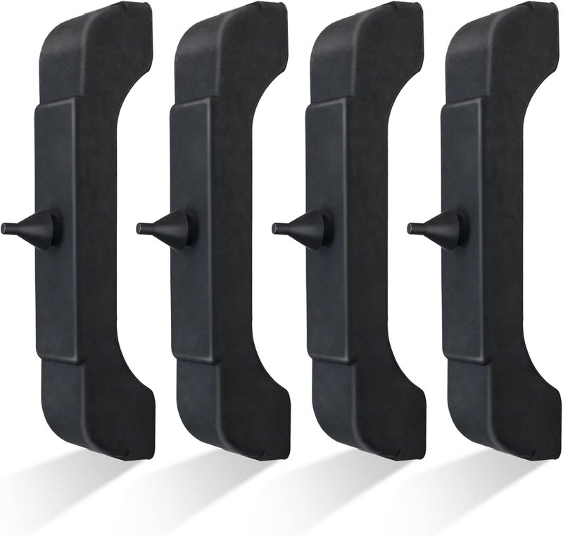 Vanshly (4 PCS Kit) Rubber Radiator Insulator Pads 4012-326-681S,3 Core Radiator Mounts Cushions, Support Pads compatible with GM,Radiator Mounts Parts - Image 1